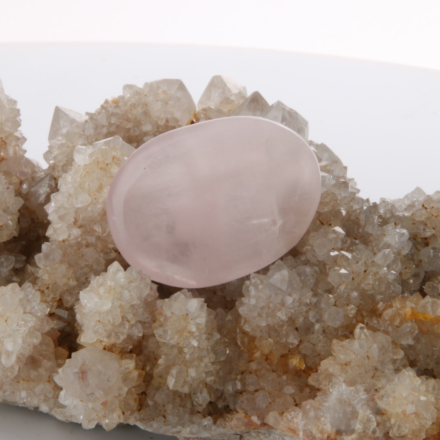 Rose Quartz Worry Stone