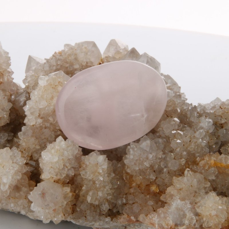 Rose Quartz Worry Stone