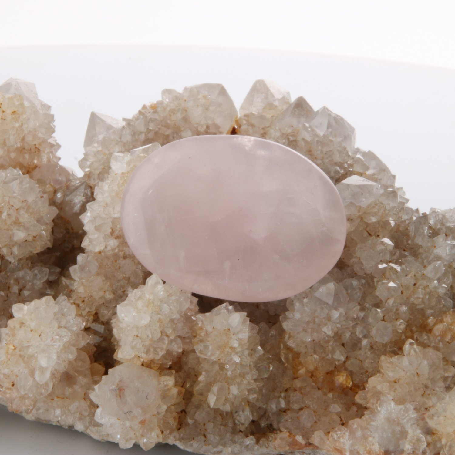 Rose Quartz Worry Stone