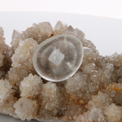 Clear Quartz Worry Stone
