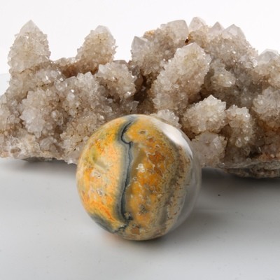 Bumblebee Stone Sphere