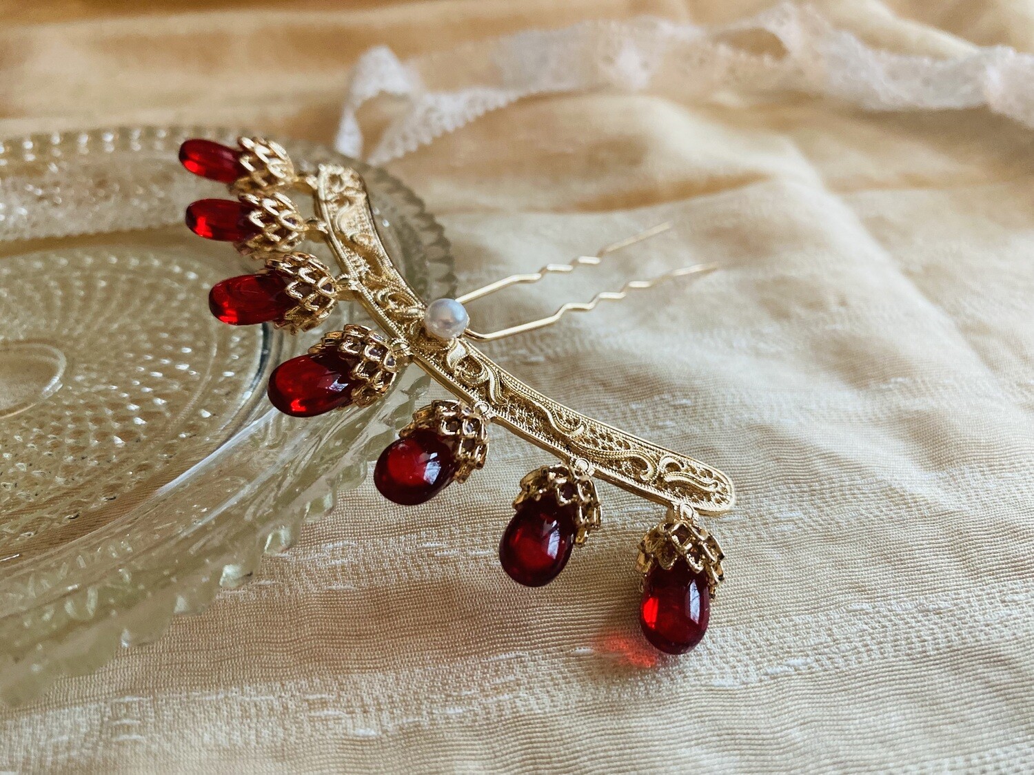 Perles rouges de &#39;Orient