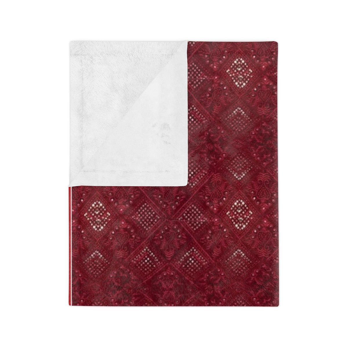 BL108  Velveteen Minky Blanket - one sided print, Sizes: 40" × 30"