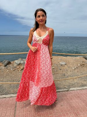 INDIAN STYLE FADED DRESS