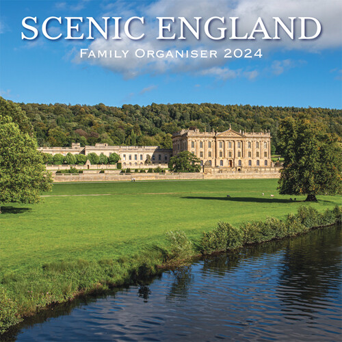 Scenic England 2024 Calendar Wall Organiser Date Planner Gift