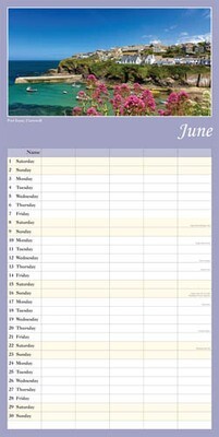 Scenic England 2024 Calendar Wall Organiser Date Planner Gift