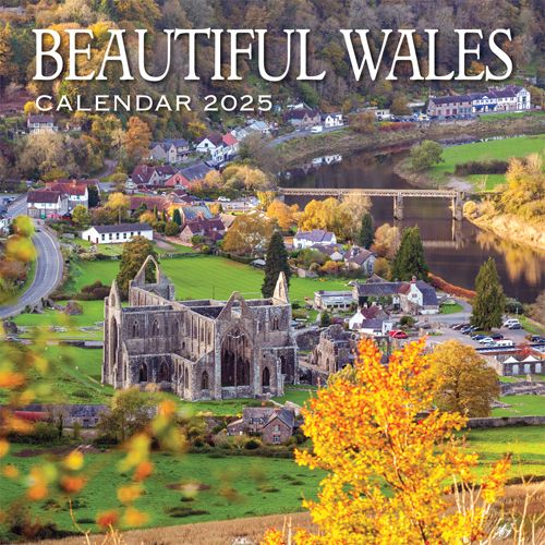 2025 Wales Wall Calendar Beautiful Planner Organizer Gift for Christmas New Year