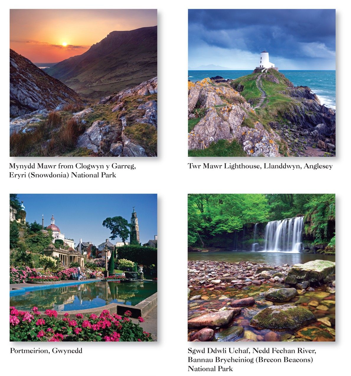 2025 Wales Wall Calendar Beautiful Planner Organizer Gift for Christmas New Year
