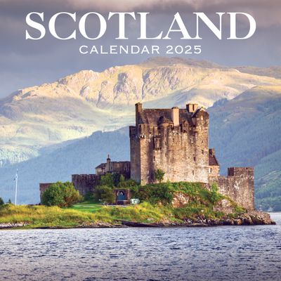 2025 Scotland Wall Calendar Beautiful Planner Organiser Gift for Christmas New Year