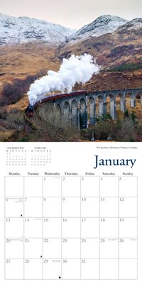 2025 Scotland Wall Calendar Beautiful Planner Organiser Gift for Christmas New Year