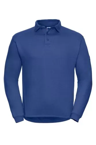 Men&#39;s Sweatshirt Heavy Collar Blue 80% Cotton 20% Polyester Irish Gift