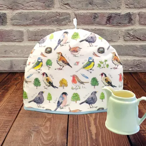 Birdsong Tea Cosy Birds Lamont 100% Cotton Polyester Kitchen Festive Gift