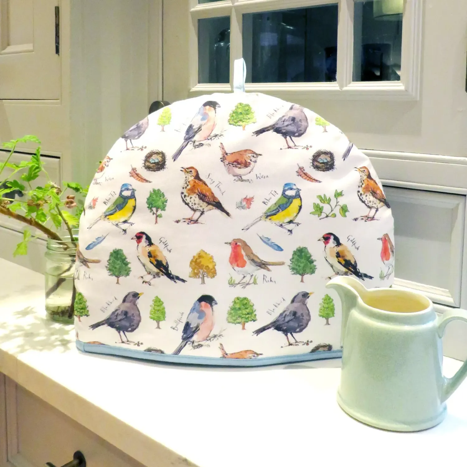 Birdsong Tea Cosy Birds Lamont 100% Cotton Polyester Kitchen Festive Gift