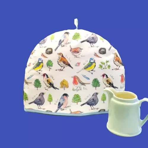 Birdsong Tea Cosy Birds Lamont 100% Cotton Polyester Kitchen Festive Gift