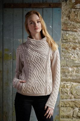 Women&#39;s Side Zip Shannon Cardigan - Parsnip