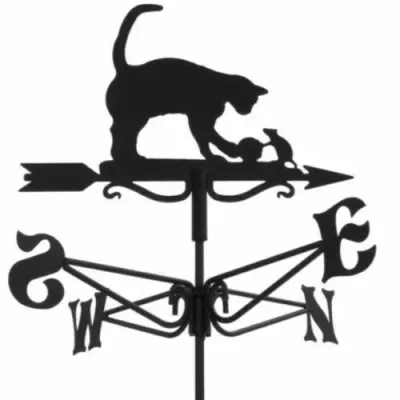 Weathervane Cat and Mouse