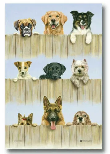 Dog Lover&#39;s Gift Tea Towel