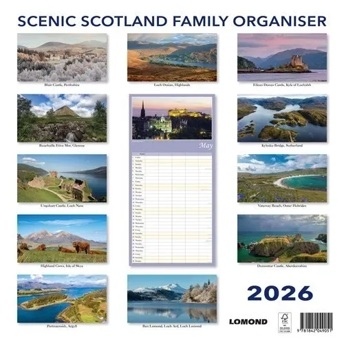 Scenic Scotland 2026 Calendar