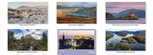 Scenic Scotland 2026 Calendar