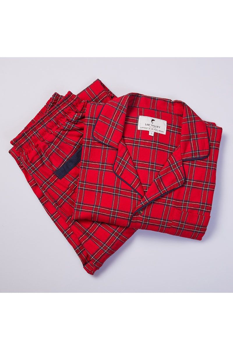 Women&#39;s Flannel Pyjamas - Red Tartan Royal Stewart