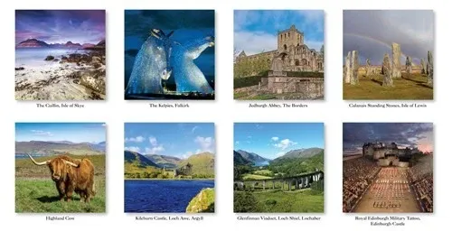 2026 Calendar Scotland Wall Planner Organizer Crail Harbour