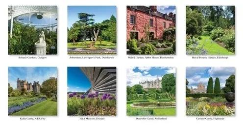 2026 Calendar Scottish Gardens Wall Planner