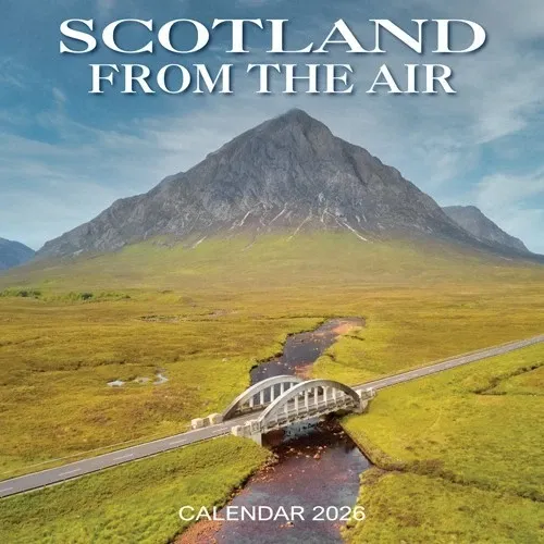 2026 Calendar Scotland From The Air Wall