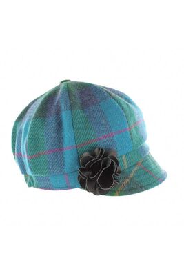 Irish Newsboy Hat – Green Blue Check .