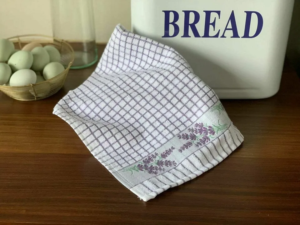 x6 Poli Dri Tea Towels Jacquard 100% Cotton