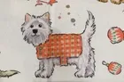 100% Cotton Tea Towel Christmas Dogs