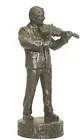 Violin Player Bronze Figure