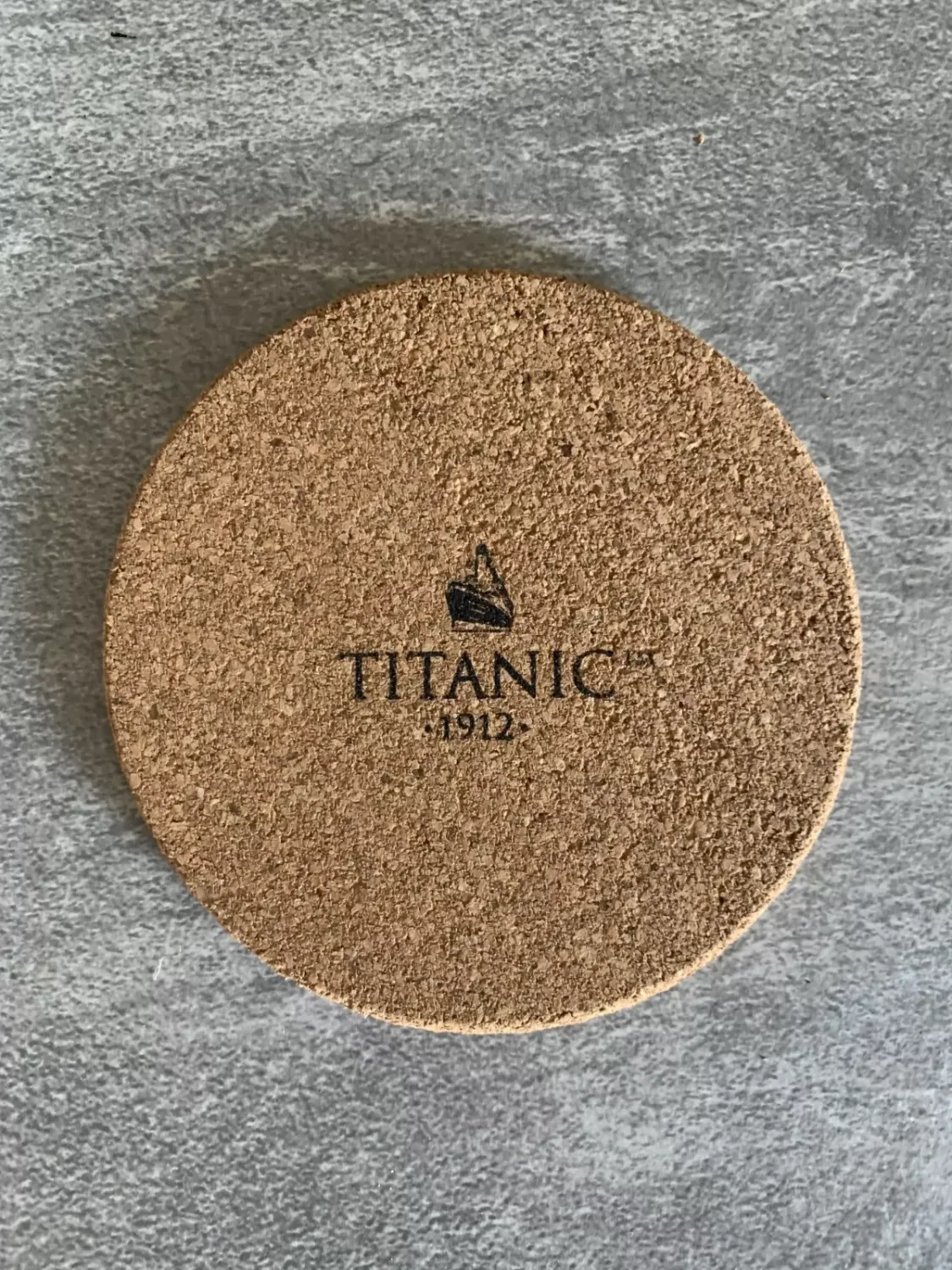 White Star Line Titanic 1912 Coasters Set of 4 Round Cork Gift Drinks Coaster