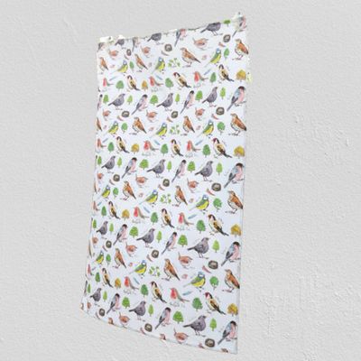 Bird Tea Towel 100% Cotton Lamont Birds Kitchen Gift Dish Cloth Christmas