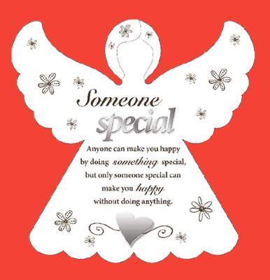 Angel Wooden Plaque Someone Special
