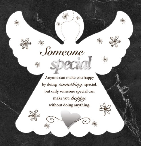 Angel Wooden Plaque Someone Special