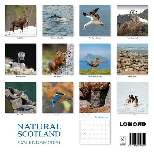 2026 Calendar Natural Scotland