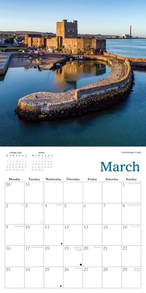 2026 Calendar Beautiful Northern Ireland