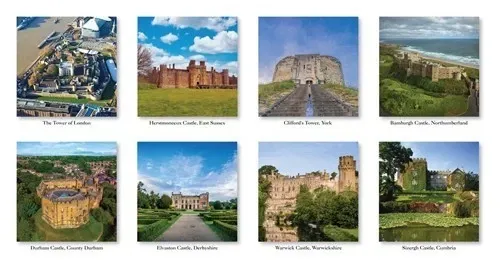 2026 Calendar Castles of England Wall Planner