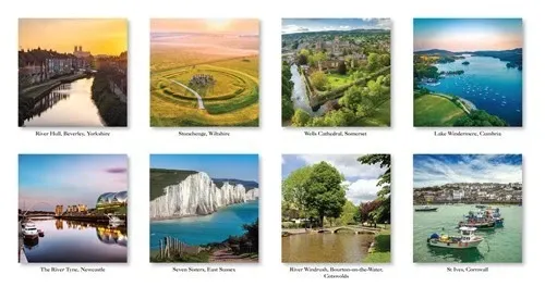 2026 Calendar Beautiful England Wall Planner