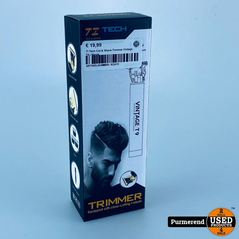 TI Tech Cut & Shave Trimmer Vintage T9 | Nieuw TI Tech Cut & Shave Trimmer Vintage T9 | Nieuw