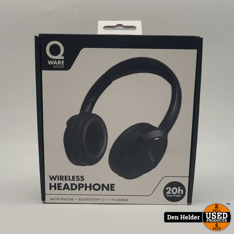 Qware Bluetooth Headphone - Nieuw Qware Bluetooth Headphone - Nieuw