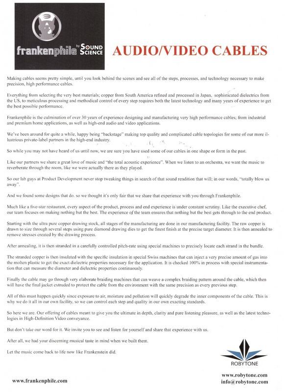 Frankenphile High-End Coax-BNC kabel 2 mtr. (elders €. 239,-) Frankenphile High-End Coax-BNC kabel 2 mtr. (elders €. 239,-)