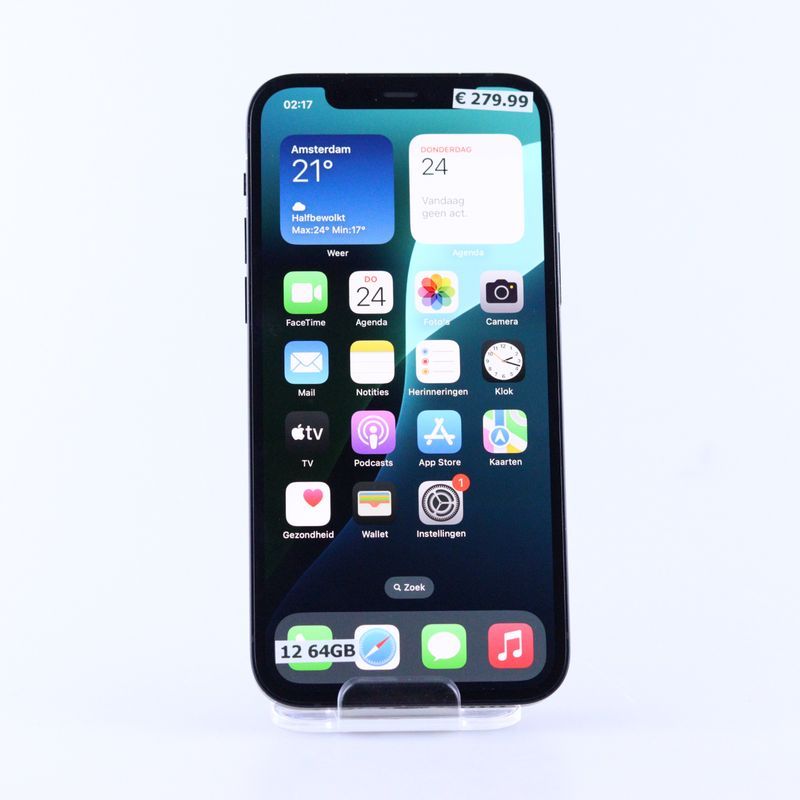 iPhone 12 64GB Zwart | In nette staat — Used Products