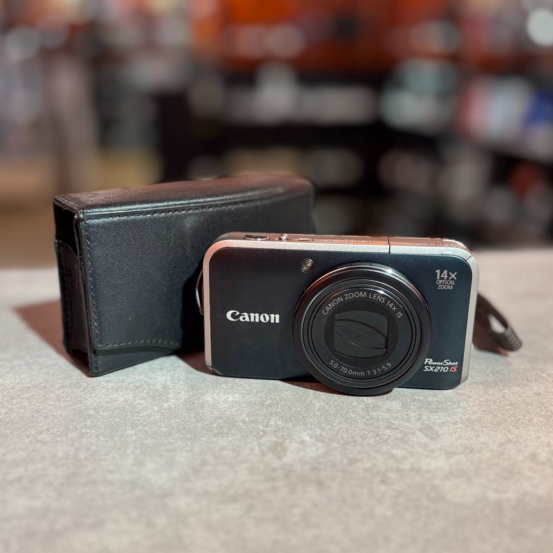 PowerShot SX210 IS Digitale Compact Camera - Grijs — Used Products