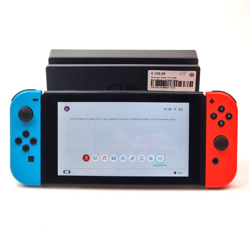 Nintendo Switch V1 32GB Rood/Blauw — Used Products