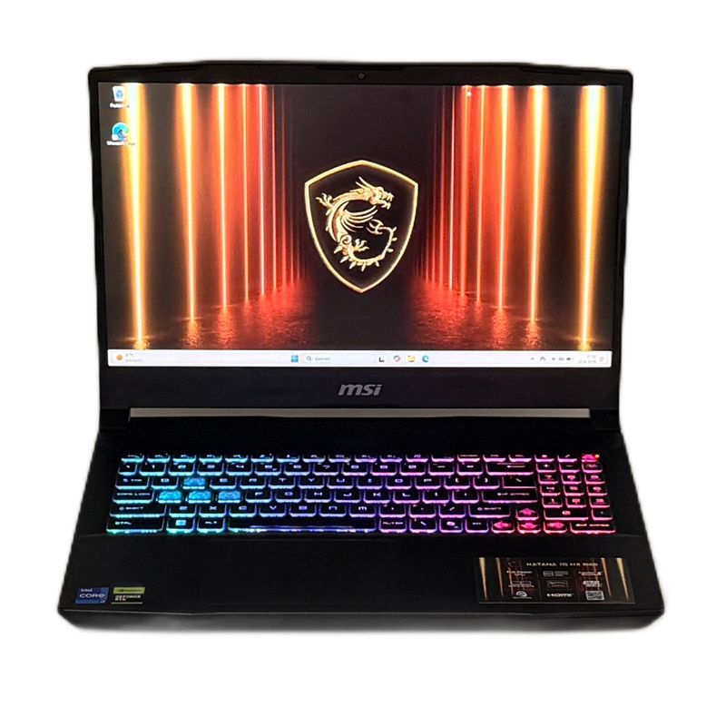 №140、Win11、i7-920、M8G、SSD、GTX650 MSI Katana 15 HX B14WGK Gaming Laptop | i7 | 16GB | RTX5070 — Used