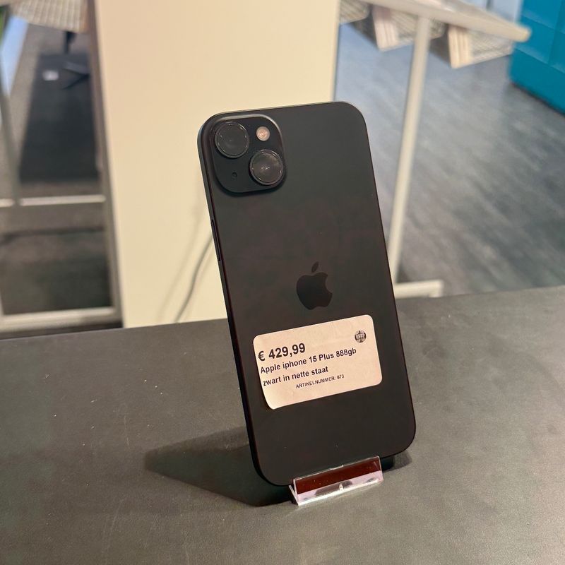 Apple iPhone 15 Plus 128GB Zwart | Nette Staat | Garantie — Used