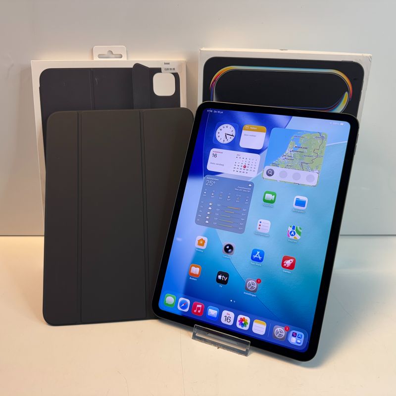 Apple iPad Pro 11 Inch M4 256GB Wifi Grijs | NIEUWSTAAT! — Used