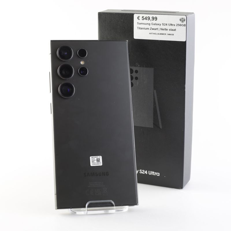 Samsung Galaxy S24 Ultra 256GB Titanium Zwart | Nette staat — Used