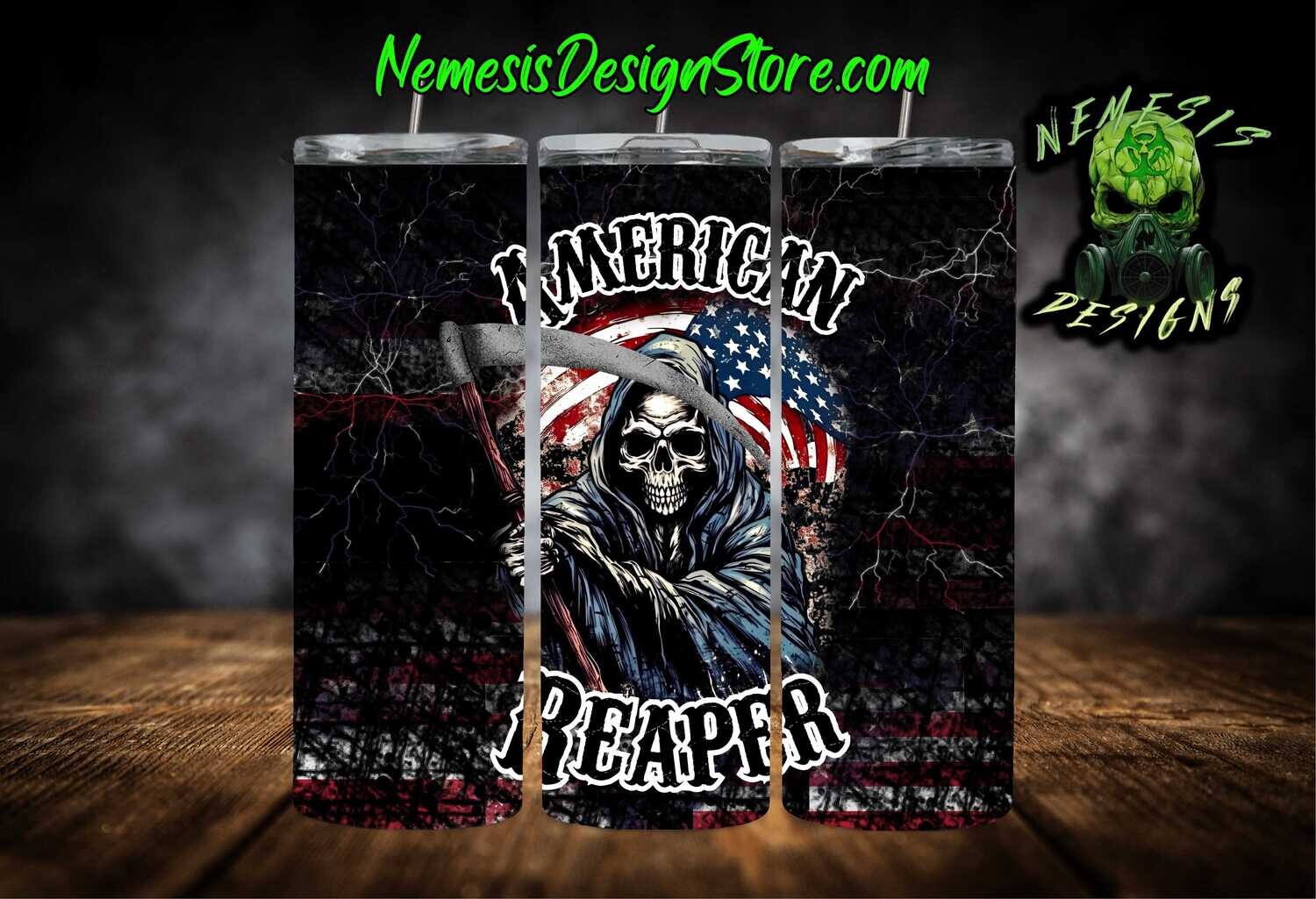 American Reaper 20oz Sublimation Tumbler Wrap